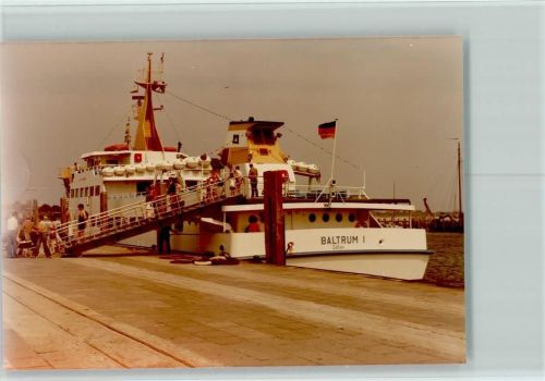 Baltrum Hafen Schiffe Baltrum I