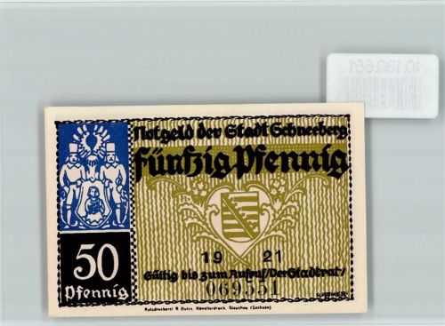 Schneeberg Notgeld Rosental Soldat
