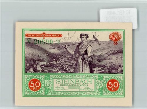 Steinbach-Hallenberg Notgeld Kirche