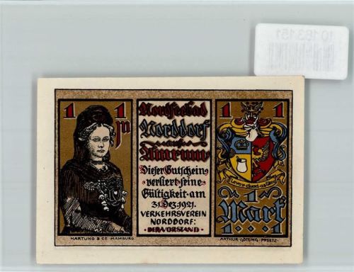 Norddorf Notgeld Tracht