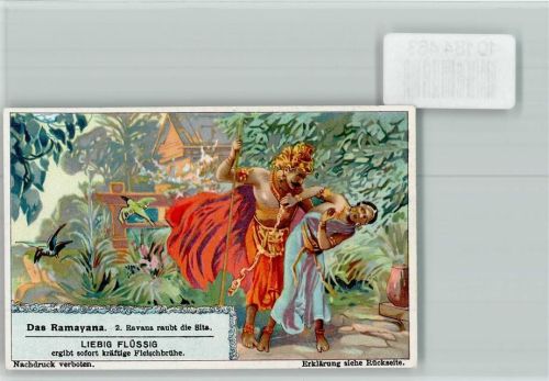 Das Ramayana Nr. 2 Sammelbild Liebig