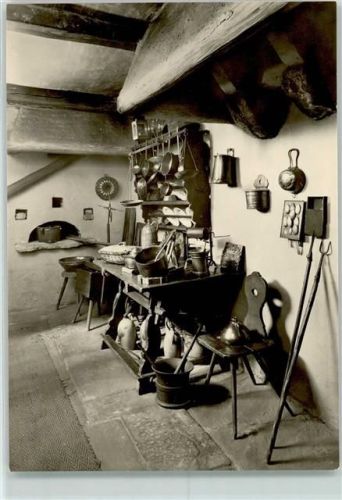 Rudolstadt Volkskundemuseum Thür. Bauernhäuser Unterhaseler Haus Küche