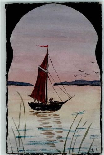 1915 Handgemalt
