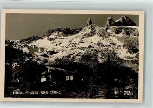 Lindauerhütte Drei Türme Hüttenstempel