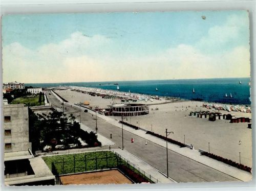 Rimini 1954 Schwimmbad Strand