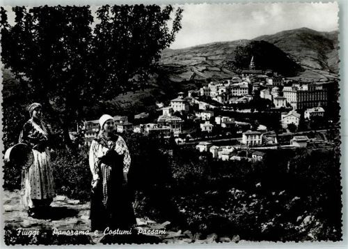 Fiuggi Panorama e Costumi Paesani Trachten