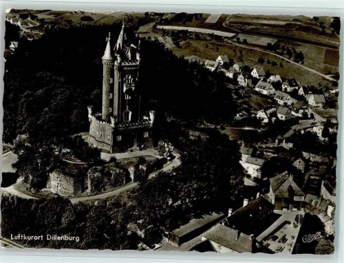 Dillenburg Burg Luftaufnahme