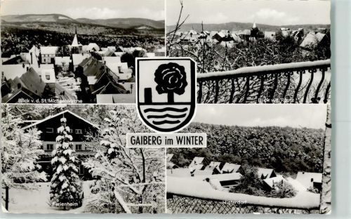 Gaiberg Ferienheim Hinterdorf Winter