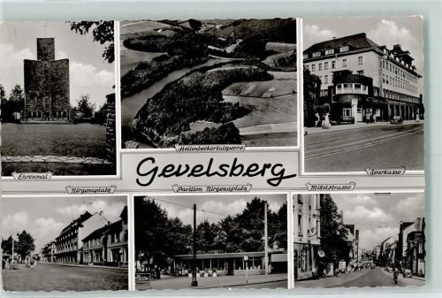 Gevelsberg Ehrenmal Sparkasse Heilenbeckertalsperre