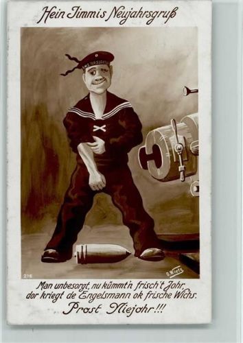 1916 Jein Jimmis Neujahrsgruß - Anti England