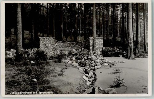 02739 O8719 Walddorf , OL - Lusatia Ehrenmal Spreequelle