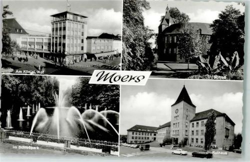 Moers Am königl. Hof Schloß Schloßpark Rathaus