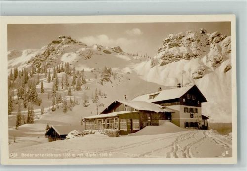 Bodenschneidhaus Bodenschneidhaus mit Gipfel Winteraufnahme