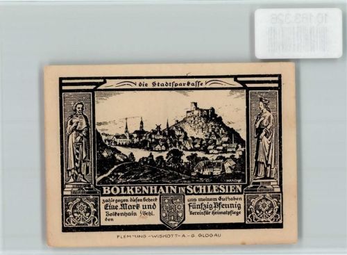 Bolkenhain Bolkow - Notgeld Burgruine