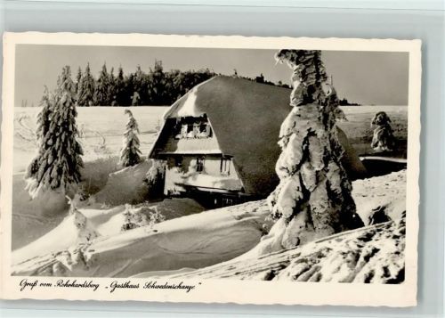Rohrhardsberg Rohrhardsberg Gasthaus Schwedenschanze Winteraufnahme