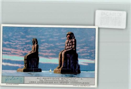 Alt Ägyptische Baukunst Nr. 3 , Sammelbild Liebig