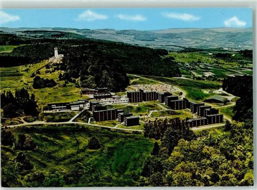 Roth Fliegeraufnahme Rhön-Park-Hotel Rückseite mit Abschürfungen bzw Kleberesten