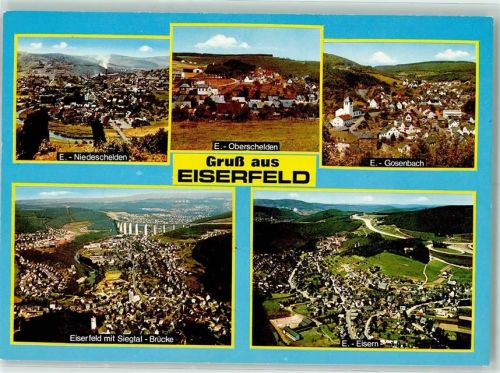 Eiserfeld Ortsteile Niederschelden Oberschelden Gosenbach Eisern Siegtal-Brücke