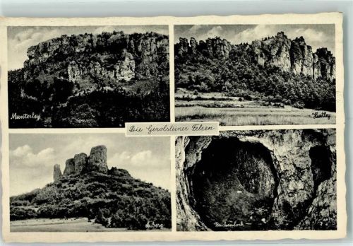 54568 W5530 Gerolstein - Gerolsteiner Felsen Munterley Hurtley Auberg Buchenloch