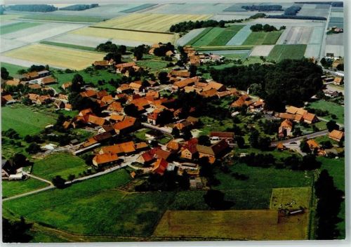 Mardorf Rückseite mit Abschürfungen und Kleberesten Fliegeraufnahme