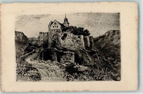 Bad Münster-Ebernburg Ebernburg Radierung