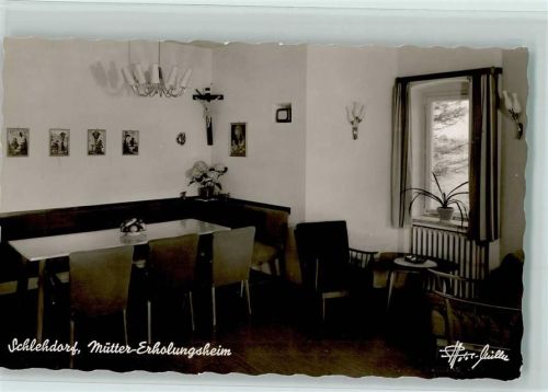 Schlehdorf Mütter-Erholungsheim Innenaufnahme Tagesraum