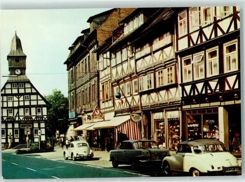 Uslar Lange Straße und Rathaus