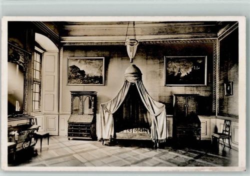 Bruchsal Schloß Innenaufnahme Schlafzimmer der Markgräfin Amalie