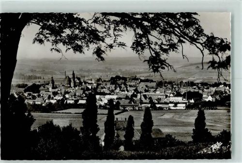 Weißenburg Blick von der Ludwigshöhe Rückseite mit Abschürfungen bzw Kleberesten