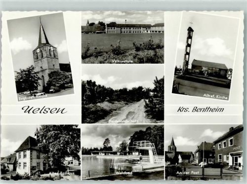 Uelsen Waldbad Volksschule Altes Rathaus