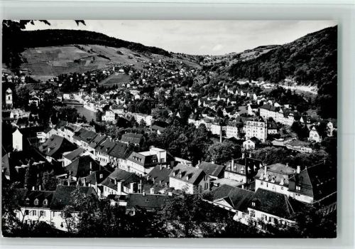 Baden 1968 Blick von Ruine Stein