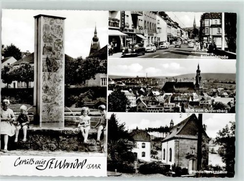 St. Wendel Wendelinuskapelle Bahnhofstrasse Stadtbrunnen