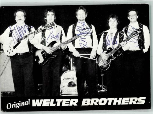 Original Welter Brothers Originalautogramm