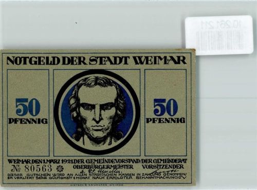 Weimar Notgeld 50 Pfennig