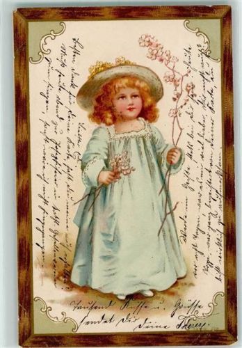 1902 Serie 2285 Klein mit Blumen AK