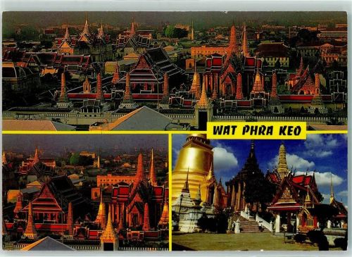 Bangkok The Scenery f Emerald Buddha Temple Wat Phra Keo