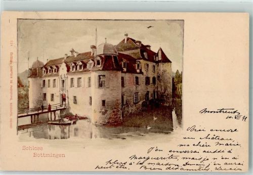 Bottmingen 1899 Schloss Bottmingen
