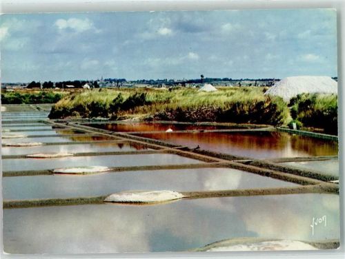 Saint-Nazaire Salzgewinnung Marais salants de la Cote d`Amour
