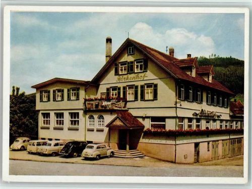 Calmbach Gasthaus Pension zum Birkenkopf Autos