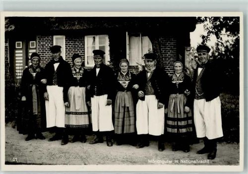 Mönchgut 1938 Mönchguter Trachten AK