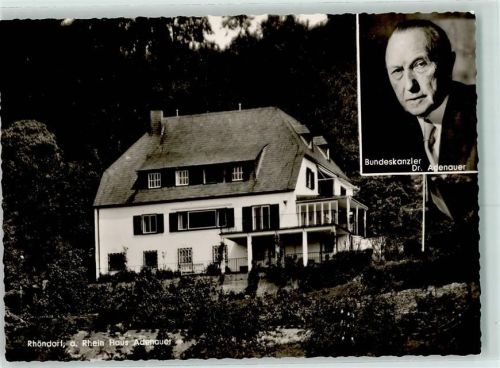 Rhöndorf Haus Adenauer Bild Konrad Adenauer