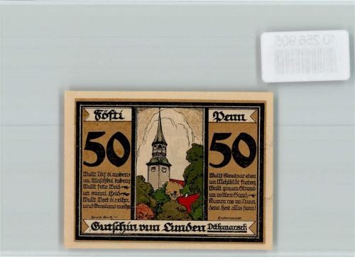 Lunden Notgeld 50 Pfennig