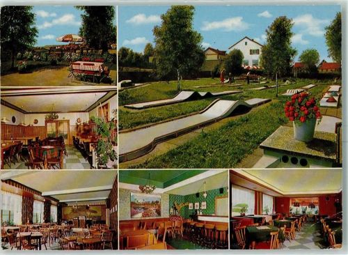 Mühlbach Hotel Zum Bahnhof Innenansicht Minigolfanlage
