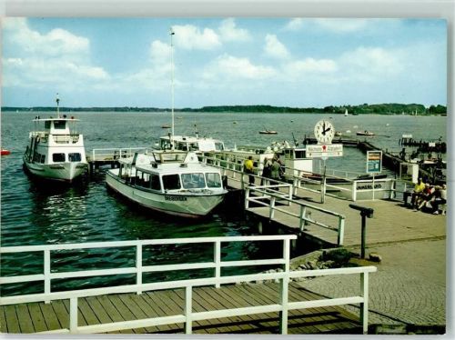 Bad Zwischenahn Bootsanlege Motorschiff Dreibergen und Ammerland