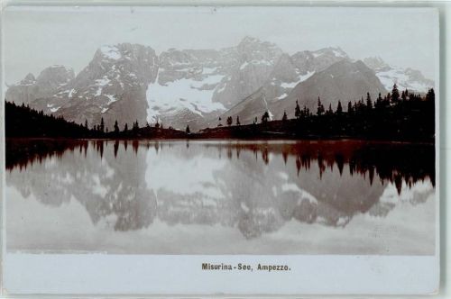 Ampezzo 1902 Misurina See AK