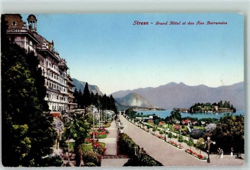 Stresa 1939 Grand Hotel AK