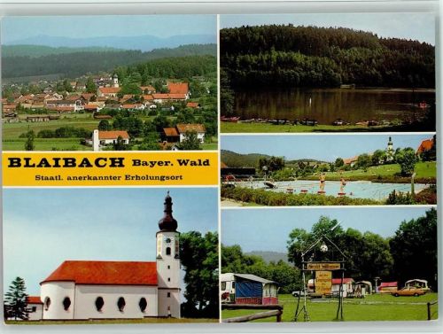 Blaibach Wallfahrtskirche Mariä Himmelfahrt Schwimmbad Campingplatz