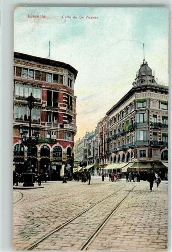 Valencia 1910 Calle de S. Vicente AK