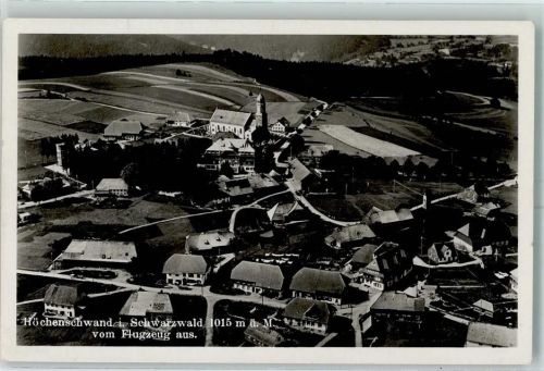 Höchenschwand Fliegeraufnahme