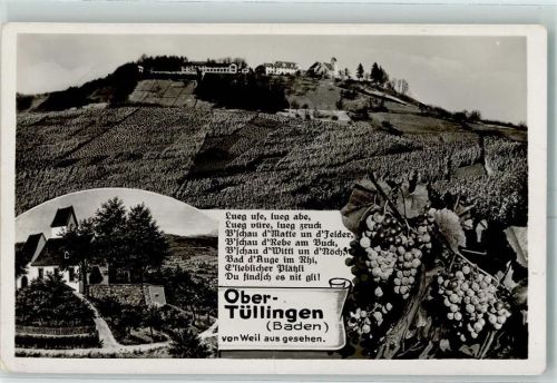 Tüllingen Weinreben Weintrauben Gedicht